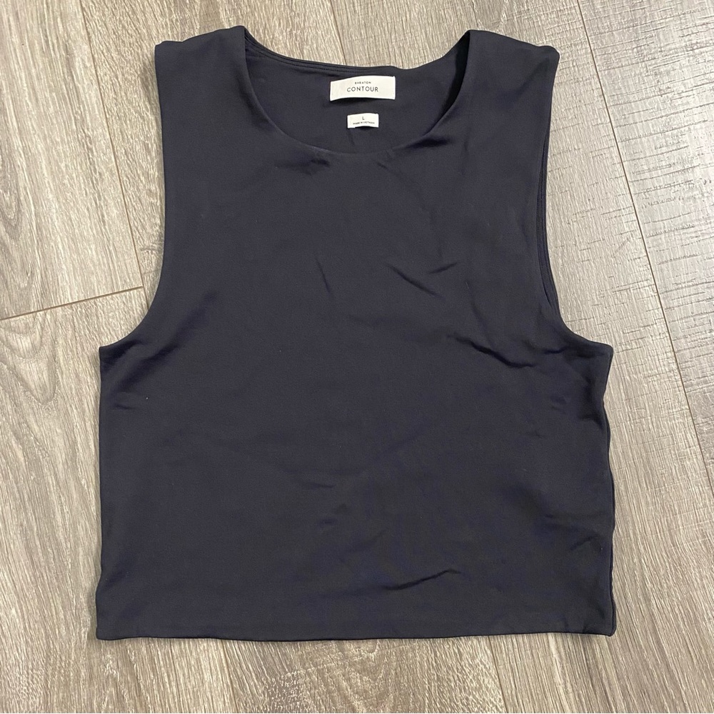 ARITZIA Babaton Sculpt Muscle Tee (Blk)